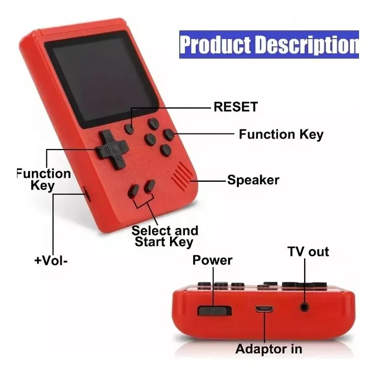 Miniatura 2 de Mini Video Juegos Con Control 400